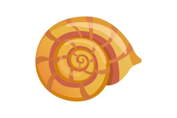 Download Mollusk Shell Icon, Cartoon Style - Premium Resources