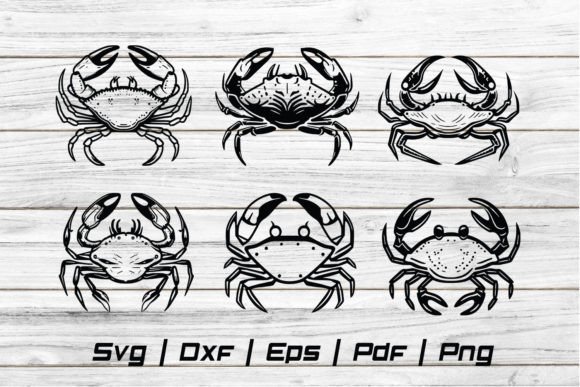 Download Crab Svg Silhouette Cut File - Crab svg Collection